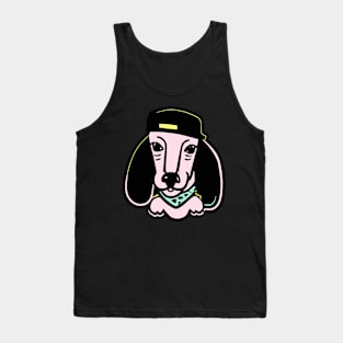 Dachshund Trendy Dog Owner Wiener Dog Funny Dog Tank Top